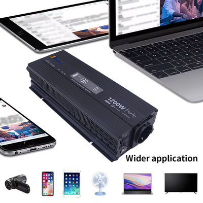 Ein guter Preis. Intelligente Temperaturregelung 1200W Wechselrichter 12V Dualspannung 110V/220V für einfache und Stromumwandlung Online