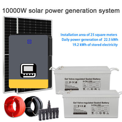 Ein guter Preis. Home Power Solution: 10KW Hybrid Solar System with GEL Battery Storage to Prevent Power Outages and Maximize Solar Energy Online