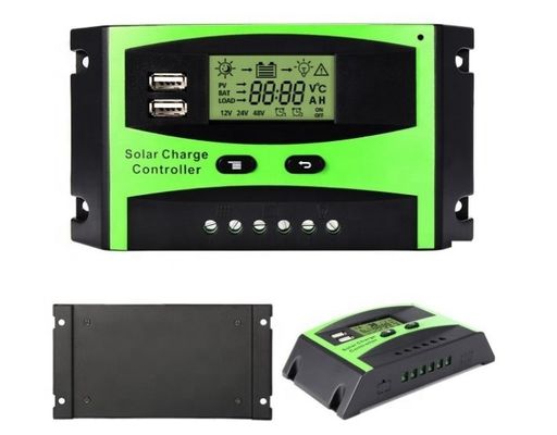 Handbuch 10A 50A 60A 20A 30A PWM-Solarladegeräte 24V 12VDC-Ausgangslampe