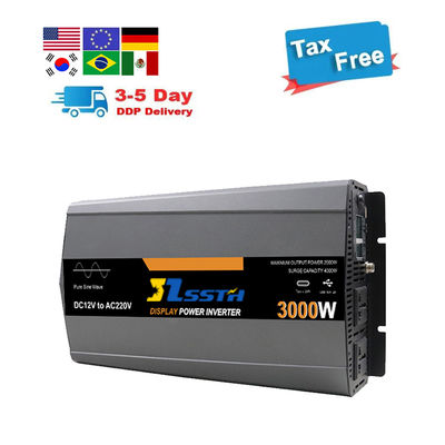 Ein guter Preis. Reine Sinuswelle Off-Grid-Stromumrichter Dc 12V 24V bis Ac 220V 230V 3000W individuell Online