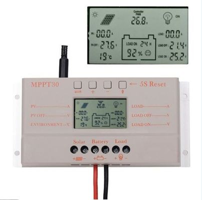 12V/24V 30 Ampere MPPT Sonnenladekontroller 380w Für die Steuerung des Sonnensystems