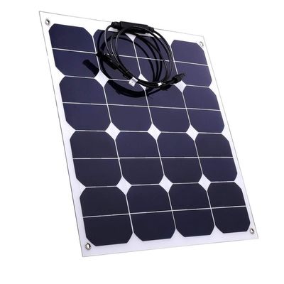 Flexibles 18v 50w-Solarpanel mit geschwungenem, weichem Dünnfilm