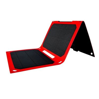 18W tragbare Mini-Solarzellen Wasserdichtes Dual-USB-Ladegerät für Outdoor-Aktivitäten