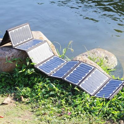 Koffer Solarpanel-Kit 40W 50W 60W Außen Camping Wasserdicht Klapp-Solar-Panel-Tasche