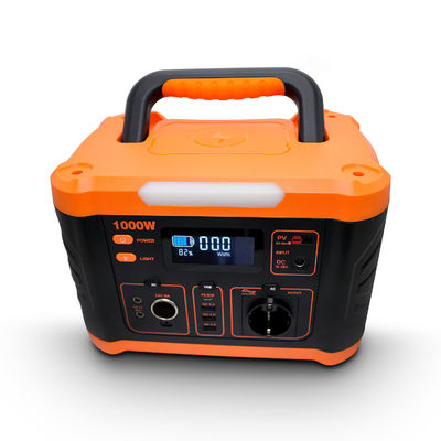 MPPT 1000 Watt Powerstation 888wh Portable Backup Power Station mit LED-Licht