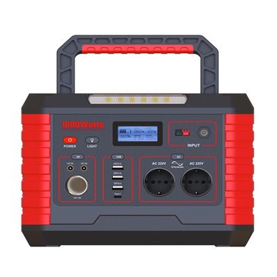 OEM 1000 Watt Portable Power Station TYPE-C Ausgang QC3.0 18W für schnelles Laden