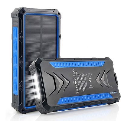 Schnelle Ladung Wireless Solar Power Batterie Bank 30000mAh hohe Kapazität