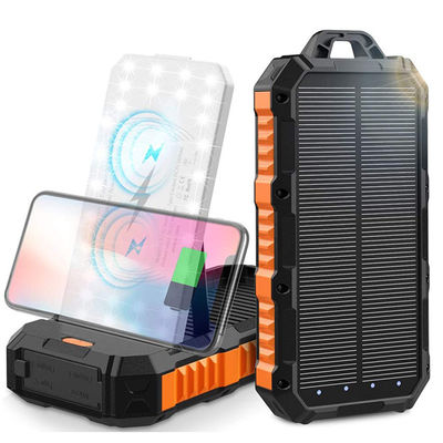 Ein guter Preis. ABS PC Outdoor Wireless 30000mAh Solarstrombank mit Solarpanel Online