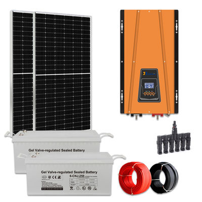 Zuhause 2KW Solarpanelsystem Vollständiges Off-Grid-Solar-Kit mit 48VDC-Batterie