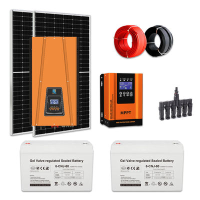 Individuelles 1KW-Solarenergiesystem Off-Grid-Solarstromsystem für Zuhause 50Hz/60Hz