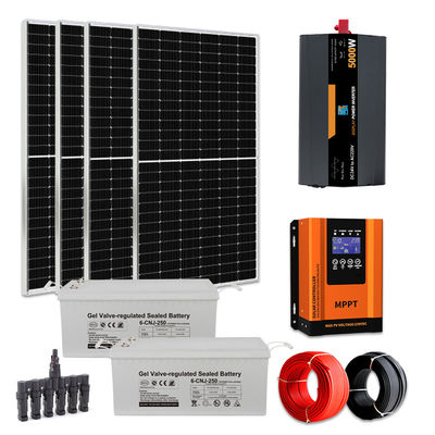 5KW All-in-One-Solar-Strom-System komplett ausgeschaltet Solar-Power-Kits für Häuser