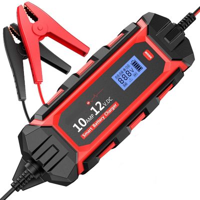 IP65 12V 10A tragbares Auto-Batterie-Ladegerät mit 1M Kabellange und Sprungstart