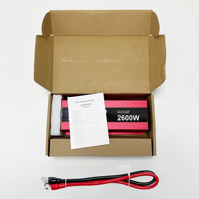 28.9CM*11.1CM*5.88CM 2600W Spitzenleistung 12V 24V 48V 60V Gleichstrom-zu-Wechselstrom-Stromumrichter für SDK-Netzwerk-Langlebigkeit