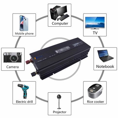 1200W reiner Sinuswellenumrichter 12V/24V/48V für Solar/Haus/Auto