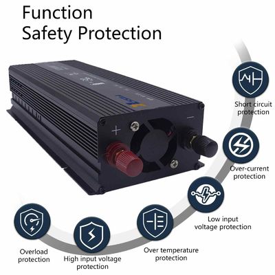 Portable 1200W Stromumrichter - 12V/24V DC bis 110V/220V AC für Camping und Notfälle