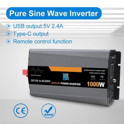 Ein guter Preis. 1000W reiner Sinuswellenstromumrichter 12V/24V bis 220V Wechselstrom Online