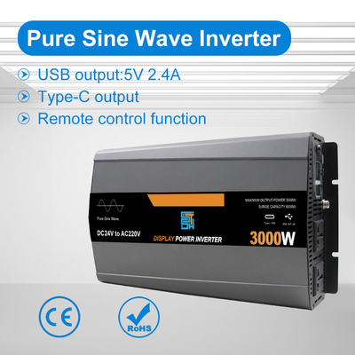 Ein guter Preis. 3000W Reiner Sinus-Wechselrichter 12V/24V/48V auf 110-240V AC Online