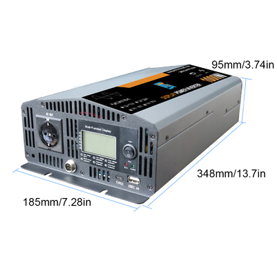 1kW Off-Grid Solar Inverter 12V/24V DC to 110V AC Pure Sine Wave