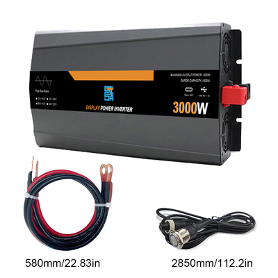 Ein guter Preis. 3KW Reiner Sinus Wechselrichter 12V/24V auf 220V 6000W Spitze Online