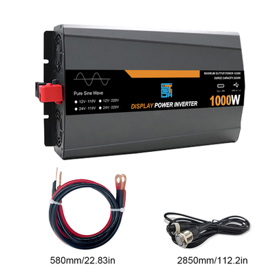 1000W reiner Sinuswellen-Solarumrichter 12V/24V 110V/120V Ausgang