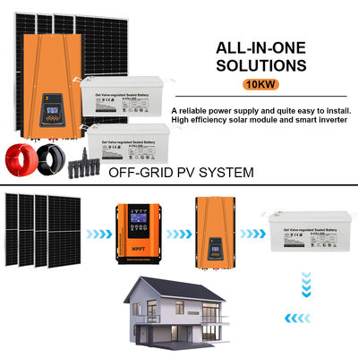 Ein guter Preis. Die ultimative 10KW Off-Grid-Lösung: Vollständiges zertifiziertes Solar-Kit mit Batterie für unterbrechungsfreie Energie Online
