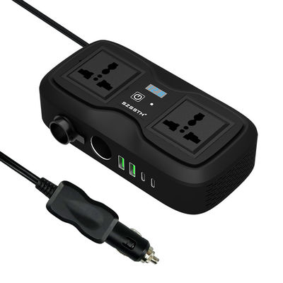 Ein guter Preis. GaN Power Driver Pro: 400W Peak Car Inverter with 2 AC Outlets & Dual USB PD Chargers | Modified Sine Wave for Home & Road Use Online